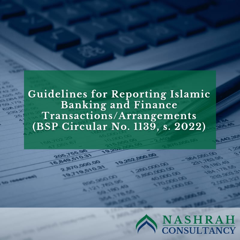 Guidelines for Reporting Islamic Banking and Finance Transactions in the Philippines